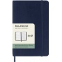 Kalendarz tygodniowy MOLESKINE 2027, 12M, P, 9x14cm, miękka oprawa, sapphire blue, Kalendarze, Zeszyty i bloki