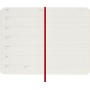 Kalendarz tygodniowy MOLESKINE 2027, 12M, P, 9x14cm, miękka oprawa, scarlet red, Kalendarze, Zeszyty i bloki