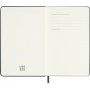 Kalendarz tygodniowy MOLESKINE 2027, 12M, P, 9x14cm, twarda oprawa, sapphire blue, Kalendarze, Zeszyty i bloki
