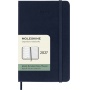 Kalendarz tygodniowy MOLESKINE 2027, 12M, P, 9x14cm, twarda oprawa, sapphire blue, Kalendarze, Zeszyty i bloki