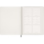 Kalendarz tygodniowy wertykalny MOLESKINE 2027, 13M, XXL, 23,5x28cm, miękka oprawa, czarny, Kalendarze, Zeszyty i bloki