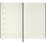 Kalendarz tygodniowy MOLESKINE Smart 2027, 12M, L, 13x21cm, twarda oprawa, czarny, Kalendarze, Zeszyty i bloki