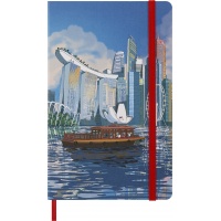 Notes MOLESKINE edycja limitowana Singapore, L, w linie
