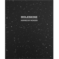 Zestaw MOLESKINE NASA: 2 przypinki + 1 notes L w linie + 4 oł&oacute;wki