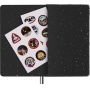 Zestaw MOLESKINE NASA: 2 przypinki + 1 notes L w linie + 4 oł&oacute;wki, Notatniki, Zeszyty i bloki