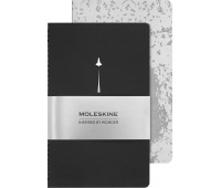 Zestaw 2 zeszyt&oacute;w MOLESKINE Cahier NASA, L, gładkie, Zeszyty, Artykuły szkolne