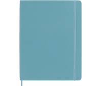Notatnik MOLESKINE, XL ekstra duży, gładki, miękka okładka, turkusowy, Notatniki, Zeszyty i bloki