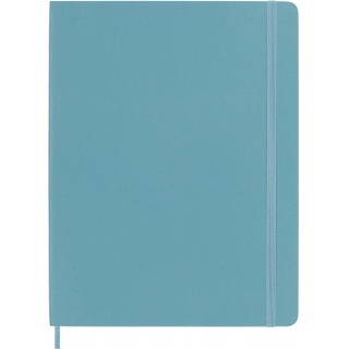 Notatnik MOLESKINE, XL ekstra duży, gładki, miękka okładka, turkusowy, Notatniki, Zeszyty i bloki