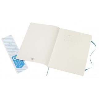 Notatnik MOLESKINE, XL ekstra duży, gładki, miękka okładka, turkusowy, Notatniki, Zeszyty i bloki