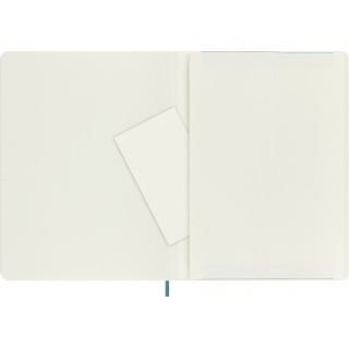 Notatnik MOLESKINE, XL ekstra duży, gładki, miękka okładka, turkusowy, Notatniki, Zeszyty i bloki