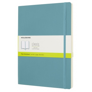 Notatnik MOLESKINE, XL ekstra duży, gładki, miękka okładka, turkusowy, Notatniki, Zeszyty i bloki