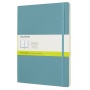 Notatnik MOLESKINE, XL ekstra duży, gładki, miękka okładka, turkusowy, Notatniki, Zeszyty i bloki