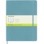 Notatnik MOLESKINE, XL ekstra duży, gładki, miękka okładka, turkusowy, Notatniki, Zeszyty i bloki