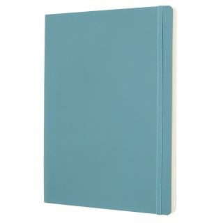 Notatnik MOLESKINE, XL ekstra duży, gładki, miękka okładka, turkusowy, Notatniki, Zeszyty i bloki