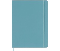 Notatnik MOLESKINE, XL ekstra duży, gładki, twarda okładka, turkusowy, Notatniki, Zeszyty i bloki