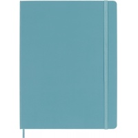 Notatnik MOLESKINE, XL ekstra duży, gładki, twarda okładka, turkusowy