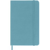 Notatnik MOLESKINE kieszonkowy, gładki, twarda okładka, turkusowy