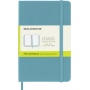 Notatnik MOLESKINE kieszonkowy, gładki, twarda okładka, turkusowy, Notatniki, Zeszyty i bloki