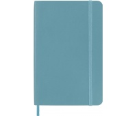 Notes MOLESKINE, P, 9x14cm, gładki, miękka oprawa, Reef Blue, 192 strony, Notatniki, Zeszyty i bloki