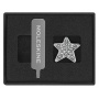 Przypinka MOLESKINE Star Crystal, srebrna, Notatniki, Zeszyty i bloki