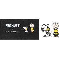 Zestaw MOLESKINE Peanuts, edycja limitowana: 2 przypinki + notes Snoopy & Charlie