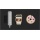 Zestaw 2 przypinek MOLESKINE Kraje, US East Coast, Coffee Cup & Doughnut
