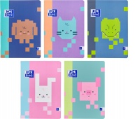 ZESZYT OXFORD ZOO BLOCKS A5 16K.KRATKA /10/, Zeszyty, Zeszyty i bloki