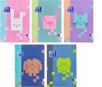 ZESZYT OXFORD ZOO BLOCKS A5 32K.LINIA /10/, Zeszyty, Zeszyty i bloki