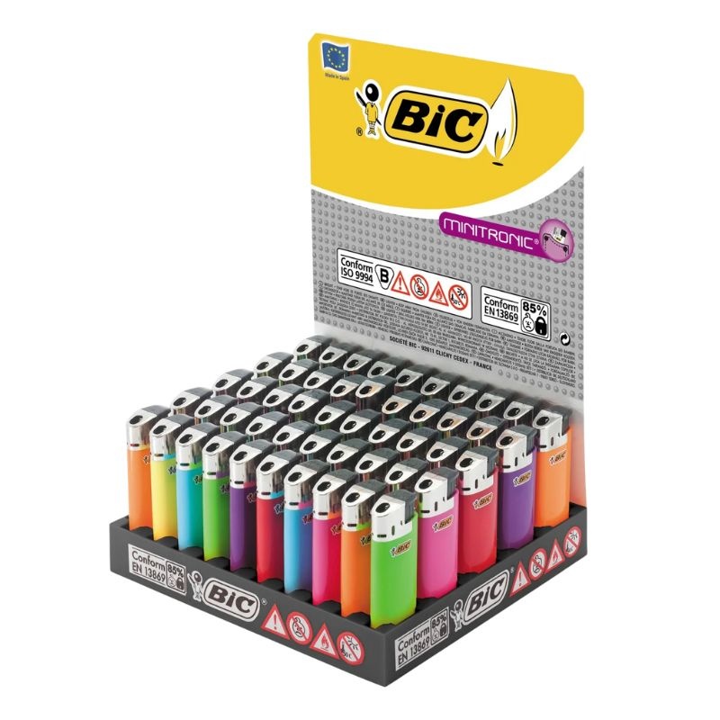 ZAPALNICZKA DEKORACYJNA BIC SLIM J23 50szt., Pozostałe, Wyposażenie biura