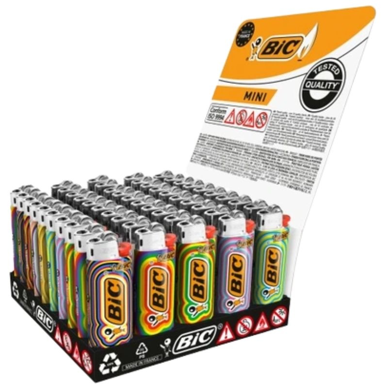 ZAPALNICZKA BIC MINI J25 50szt., Pozostałe, Wyposażenie biura