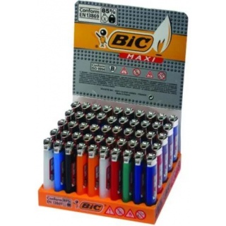 ZAPALNICZKA BIC MAXI J26 50szt., Pozostałe, Wyposażenie biura