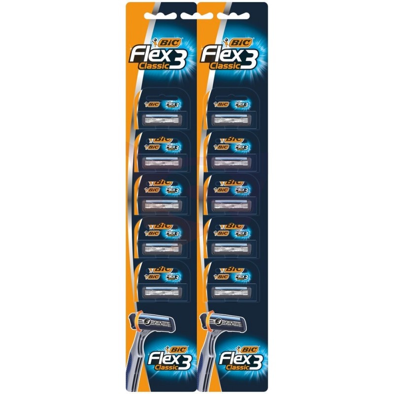 GOLARKA BIC FLEX3 CLASSIC KARTA 10szt., Pozostałe, Art. higieniczne i dozowniki