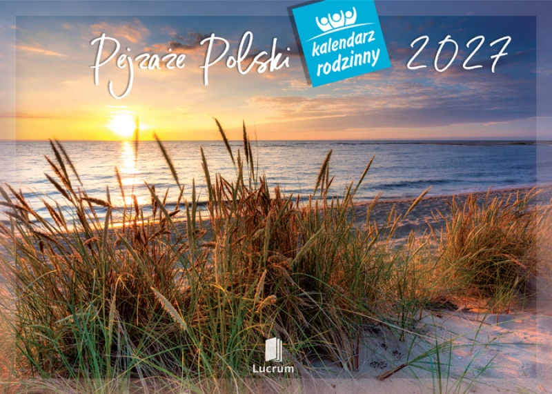 KALENDARZ RODZINNY WL03 PEJZAŻE POLSKI 2027, Ścienne, Kalendarze