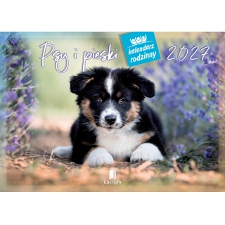 KALENDARZ RODZINNY WL08 PSY I PIESKI 2027, Ścienne, Kalendarze