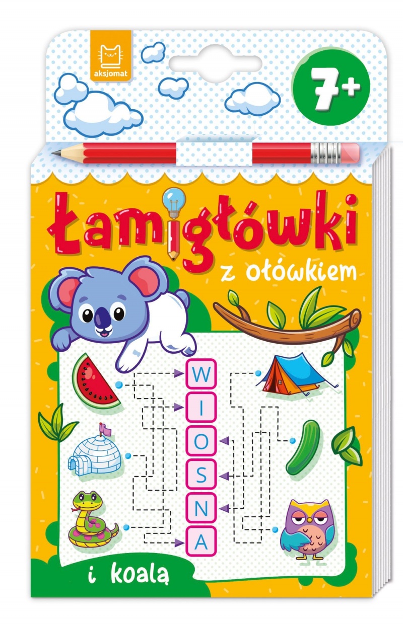Łamigł&oacute;wki z oł&oacute;wkiem i koalą. Od 7 lat, Edukacyjne, Książeczki
