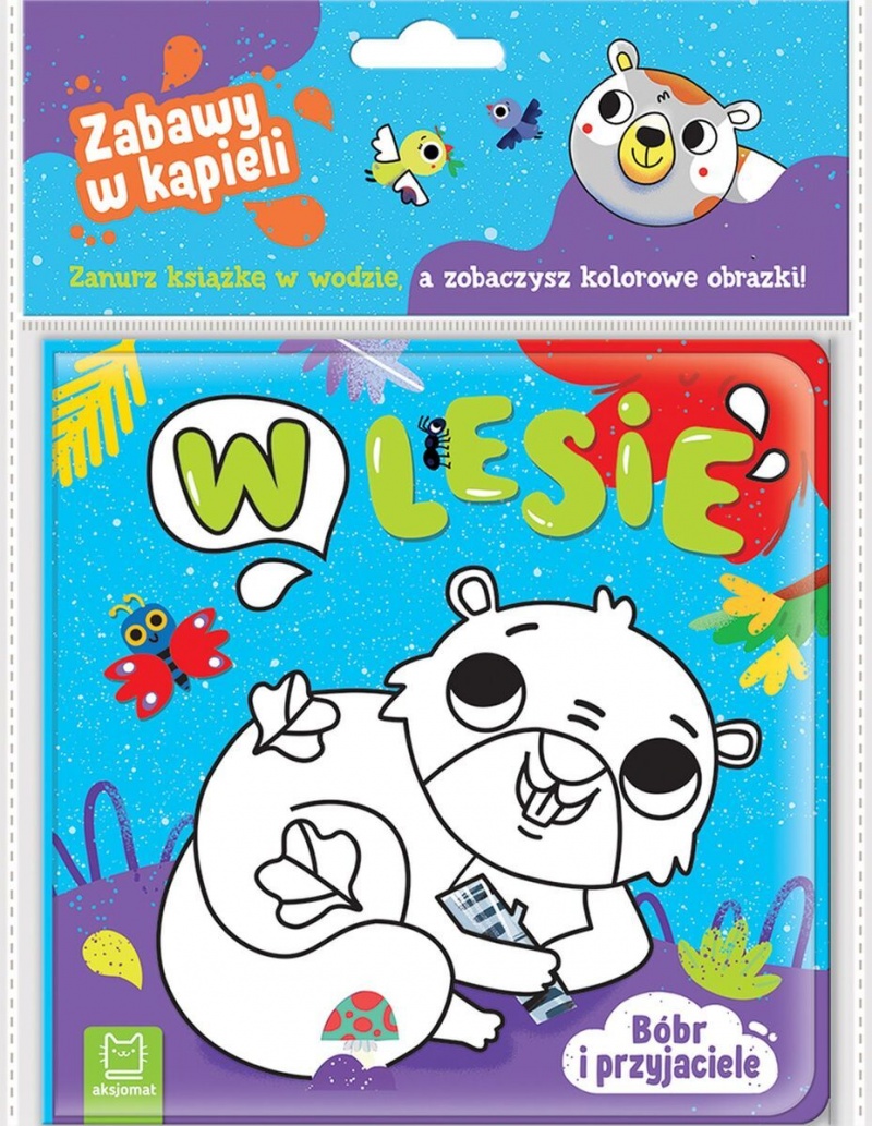 B&oacute;br i przyjaciele. W lesie. Zabawy w kąpieli, Edukacyjne, Książeczki