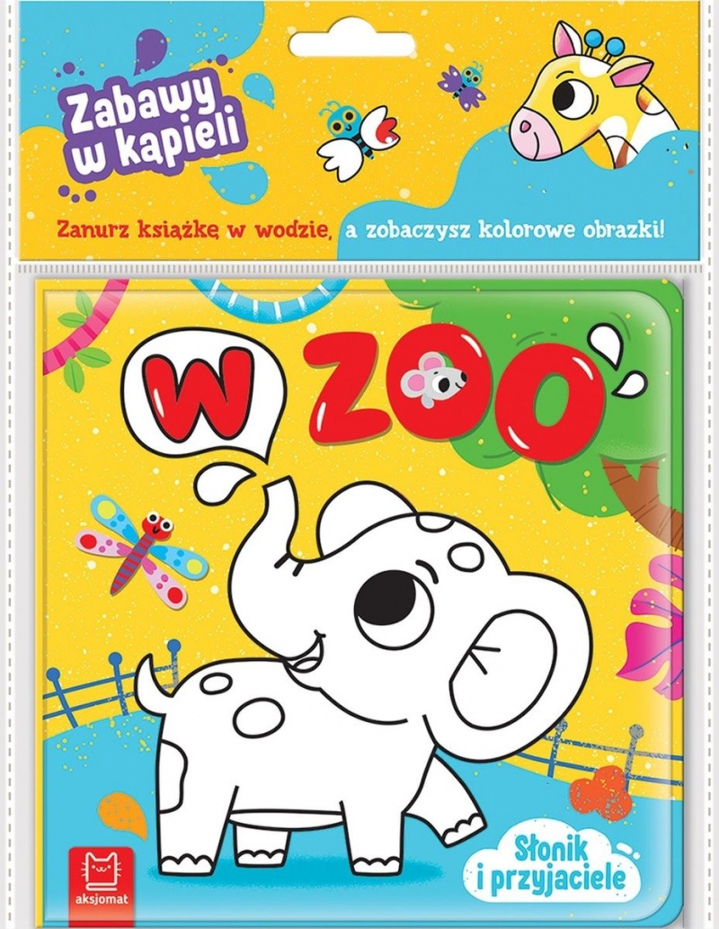 Słonik i przyjaciele. W zoo. Zabawy w kąpieli, Edukacyjne, Książeczki