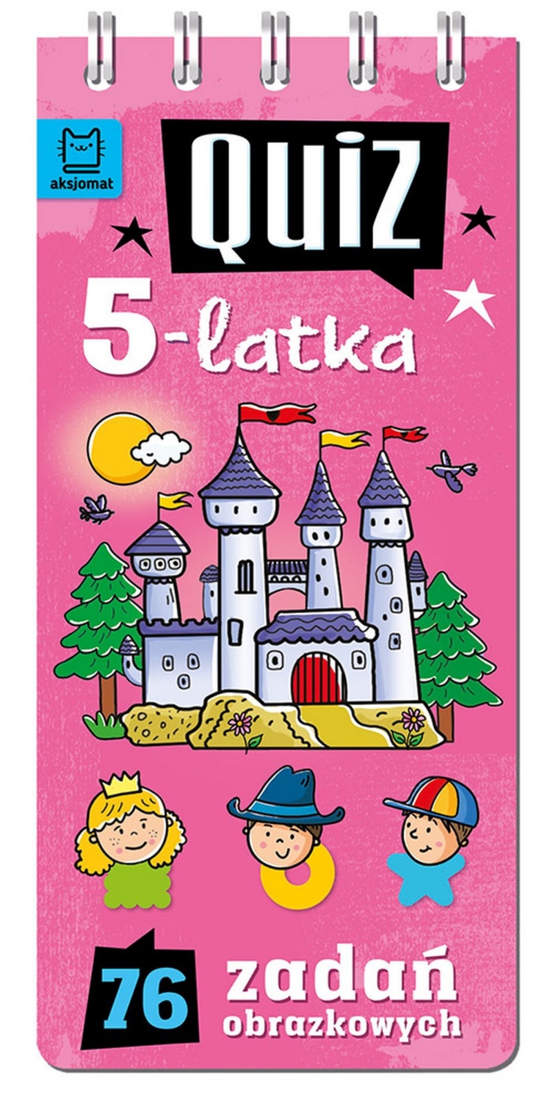 Quiz 5-latka. 76 zadań obrazkowych, Edukacyjne, Książeczki