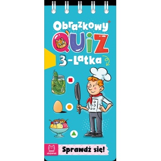 Obrazkowy quiz 3-latka. Sprawdź się!, Edukacyjne, Książeczki
