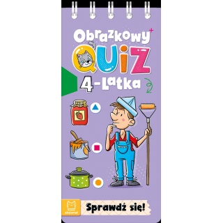 Obrazkowy quiz 4-latka. Sprawdź się!, Edukacyjne, Książeczki