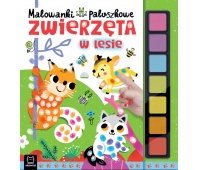 Malowanki paluszkowe. Zwierzęta w lesie