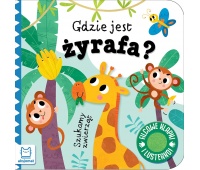 Szukamy zwierząt. Gdzie jest żyrafa? Filcowe klapk, Edukacyjne, Książeczki