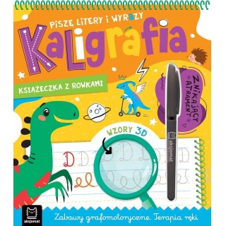 Piszę litery i wyrazy. Kaligrafia.z rowkami, Edukacyjne, Książeczki