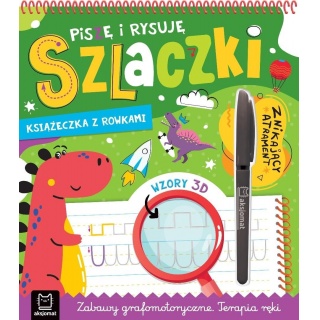 Piszę i rysuję szlaczki. Książeczka z rowkami., Edukacyjne, Książeczki