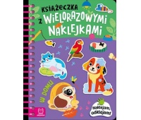 Książeczka z wielorazowymi naklejkami. W domu