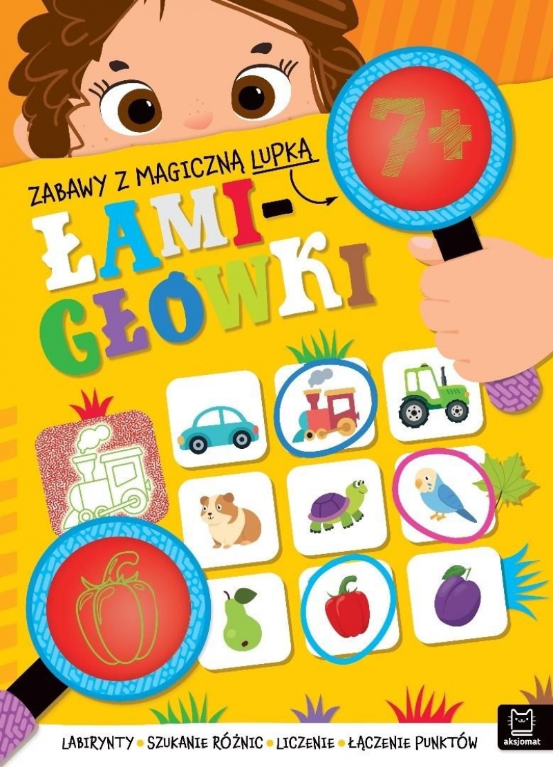 Zabawy z magiczną lupką. ŁAMIGŁ&Oacute;WKI 7+, Edukacyjne, Książeczki