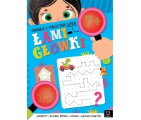 Zadania z magiczną lupką. ŁAMIGŁ&Oacute;WKI 7+, Edukacyjne, Książeczki