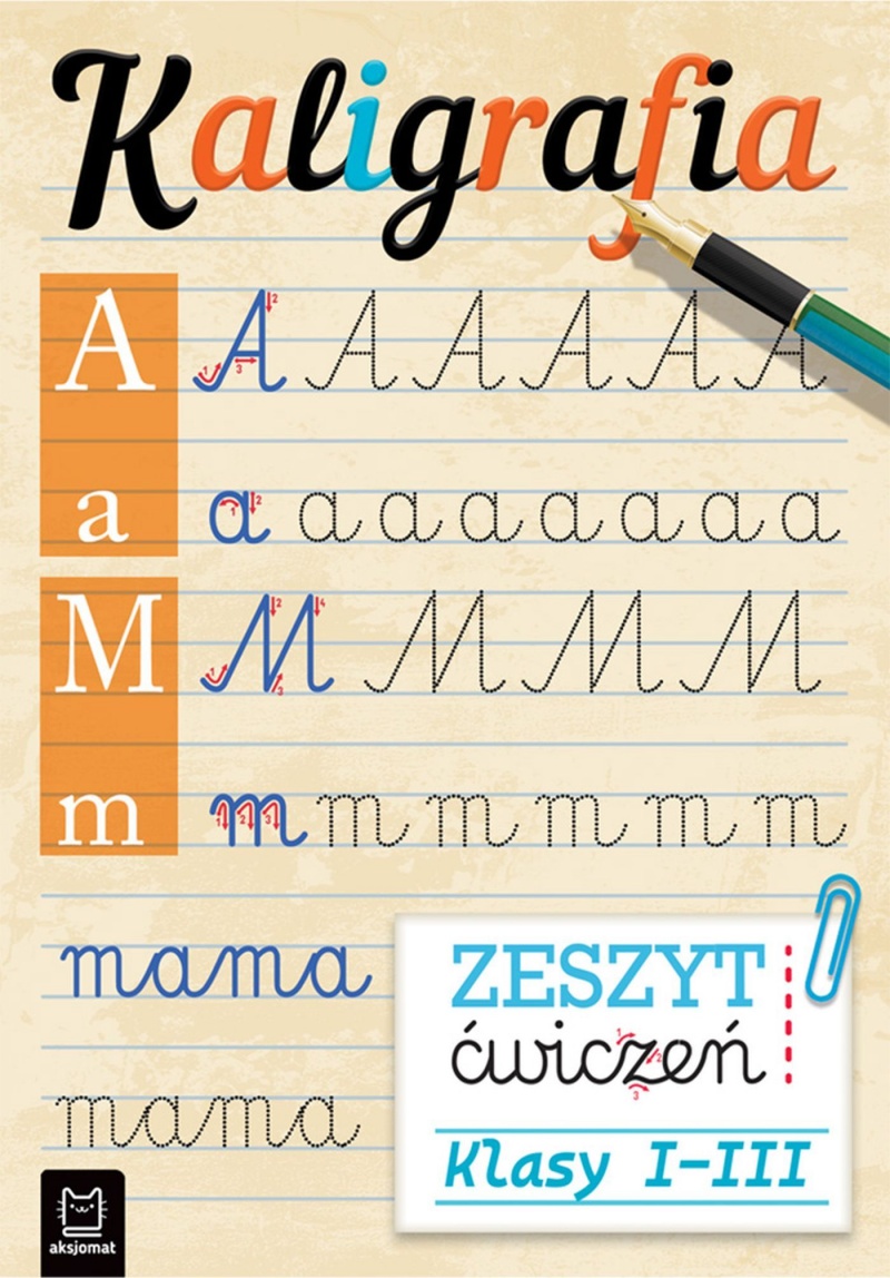 Kaligrafia. Zeszyt ćwiczeń, Edukacyjne, Książeczki