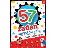 57 zadań umysłowych dla przedszkolak&oacute;w, Edukacyjne, Książeczki