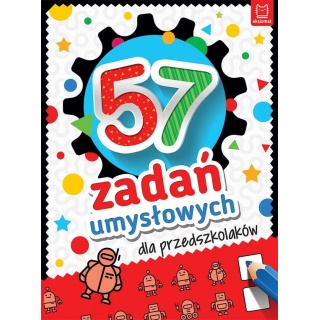 57 zadań umysłowych dla przedszkolak&oacute;w, Edukacyjne, Książeczki